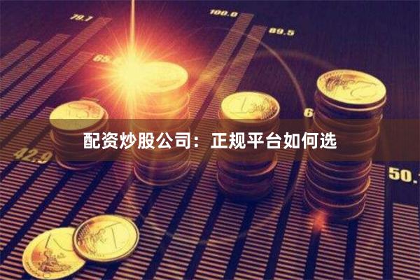 配资炒股公司:正规平台如何选